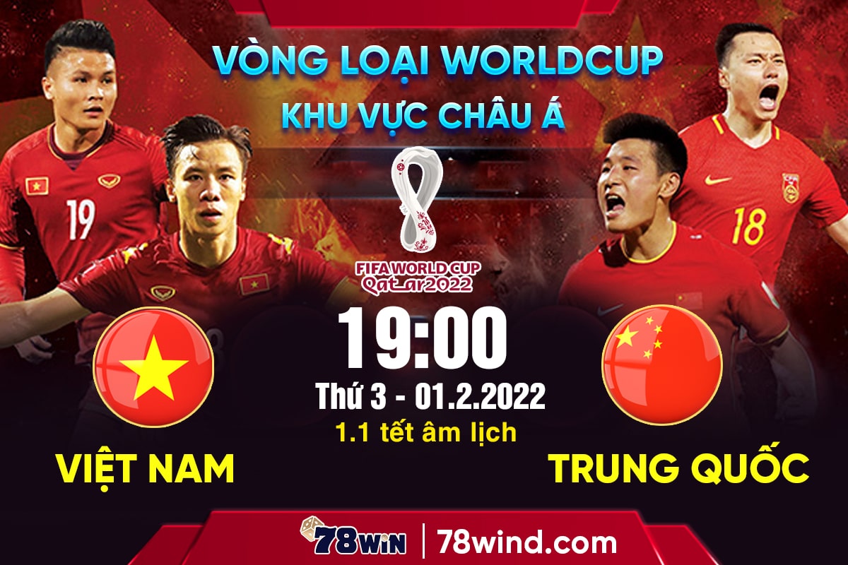  Soi kèo trận Việt Nam vs Trung Quốc 19h ngày 1/2  