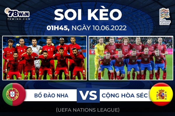 Soi kèo Bồ Đào Nha vs Cộng Hoà Séc 1h45 ngày 10/06/2022