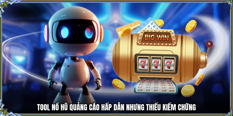 Tool nổ hũ quảng cáo hấp dẫn nhưng thiếu kiểm chứng